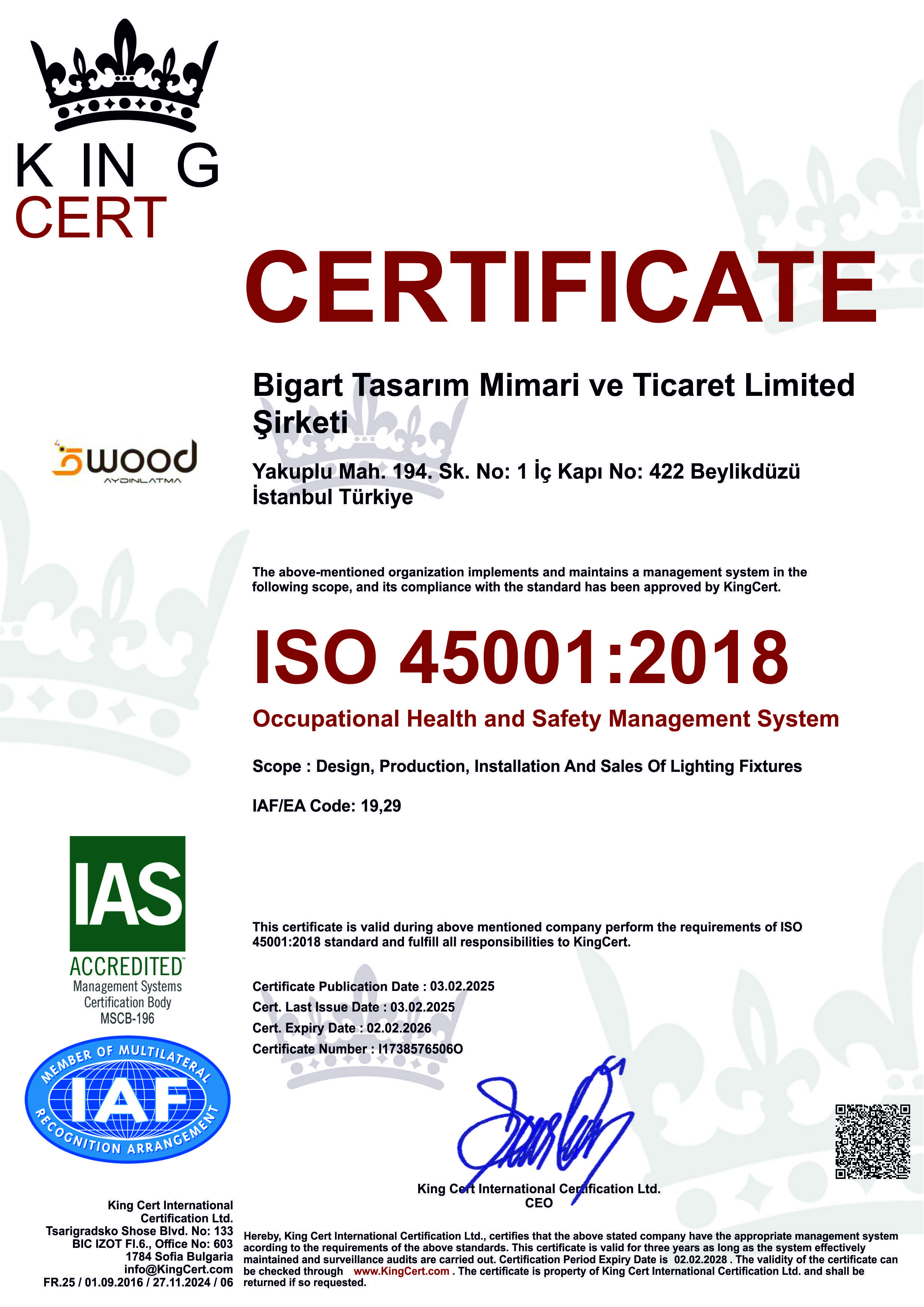 ISO 45001:2018